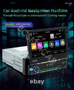 1 Din 7in Car Stereo Radio Android Auto Carplay Bluetooth GPS Navigation Wifi