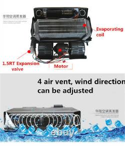 12v Durable A/c Kit Universal Under Dash Evaporator Kit Air Conditioner 3 Speed