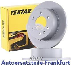 2 x Textar brake discs Mercedes-Benz Sprinter + VW CRAFTER REAR 298 mm