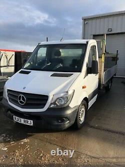 2014 Mercedes sprinter flatbed drop side tail lift truck