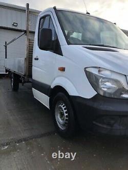 2014 Mercedes sprinter flatbed drop side tail lift truck