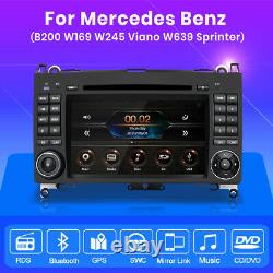 2Din 7 Car Stereo DVD GPS sat nav Bluetooth RDS Radio For B200/W245 2004-2012