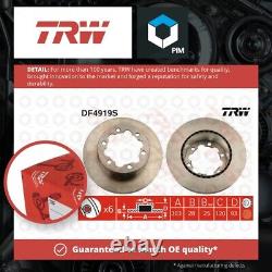 2x Brake Discs Pair Vented fits MERCEDES SPRINTER 906 3.5 Rear 06 to 13 M272.979