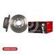 2x Brake Discs Rear Solid Braking System Fits Mercedes-benz Vw Brembo 08.9509.11