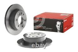 2x Brake Discs Rear Solid Braking System Fits Mercedes-Benz VW BREMBO 08.9509.11