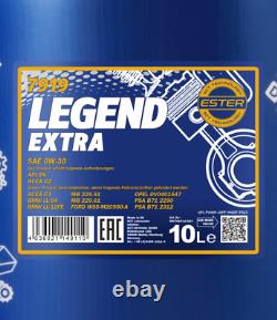 2x10L MANNOL Legend Extra 0w30 Fully Synthetic Engine Oil C2/C3 WSS-M2C950-A