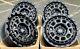 5x 16 Black Dare Tg9 Alloy Wheels Mercedes Sprinter 6x130 Swamper Wheels Only