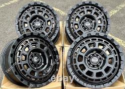 5x 16 Black Dare TG9 Alloy Wheels Mercedes Sprinter 6x130 Swamper Wheels only