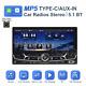 6.86in Double 2 Din Carplay Android Auto Car Stereo Radio Bluetooth Fm Usb Aux