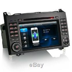 7 Bluetooth GPS Sat Nav DAB Radio DVD Player Stereo For Mercedes Sprinter W639