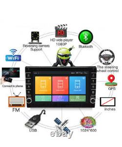 8in 1Din Android 8.1 Quad-core 1+16GB Car FM Radio Stereo MP5 Player GPS SAT NAV