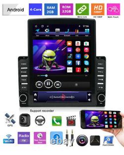 9.7in 2Din Android 9.1 Car Stereo Radio MP5 Player Sat Nav GPS Bluetooth WIFI FM
