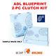 Adl 2-pc Clutch Kit For Mercedes Benz Sprinter 5-t Box 515 Cdi 4x4 2006-2009