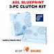 Adl Blueprint 3-pc Clutch Kit For Mercedes Benz Sprinter 2-t Bus 208d 1995-2000