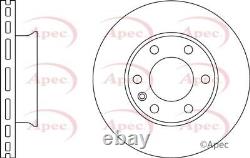 APEC Front Pair of Brake Discs for Mercedes Benz Sprinter 2.1 Jun 2006-Jun 2009