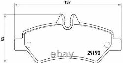 BREMBO FRONT + REAR BRAKE PADS for MERCEDES BENZ SPRINTER Bus 313 CDI 2011-2016