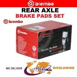 BREMBO Rear Axle BRAKE PADS SET for MERCEDES BENZ SPRINTER 518 CDI 4x4 2006-2009