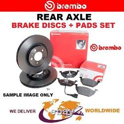BREMBO Rear BRAKE DISCS + PADS for MERCEDES SPRINTER Chassis 308D 2.3 1995-2000