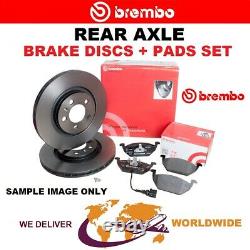 BREMBO Rear BRAKE DISCS + PADS for MERCEDES SPRINTER Chassis 518 CDI 4x4 2006-09