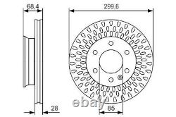 Bosch 0 986 479 R78 Brake Disc Fits Sprinter 4-T 411 CDI RWD (907.241, 907.243)