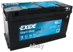 EK950 3 Year Warranty Exide Start Stop AGM Battery 95AH 850CCA
