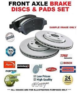 FRONT AXLE DISCS & PADS SET for MERCEDES SPRINTER 3-t Box 313 CDI 4x4 2002-2006