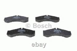 FRONT + REAR BRAKE PADS + SENSORS for MERCEDES SPRINTER Box 308 CDI 2000-2006