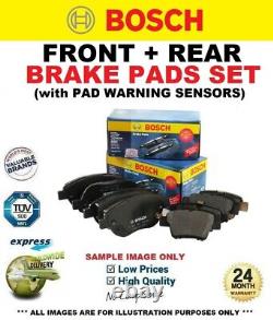 FRONT + REAR PADS + SENSORS for MERCEDES SPRINTER CLASSIC Box 311CDI 2013-on