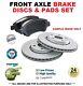 Front Axle Brake Discs + Pads For Mercedes Benz Sprinter Box 516 Cdi 2009-on