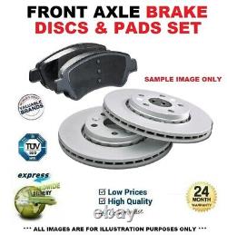 Front Axle BRAKE DISCS + PADS for MERCEDES BENZ SPRINTER Box 516 CDI 2009-on