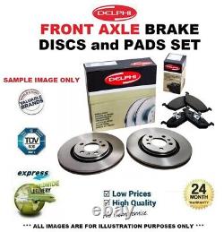 Front Axle BRAKE DISCS + PADS for MERCEDES BENZ SPRINTER Bus 211 CDI 2000-2006