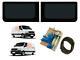 Lh Rh Dark Tint Fixed Windows Adhesive Trim Kit For Mercedes Sprinter (06-18)