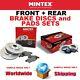 Mintex Front + Rear Discs + Pads Set For Mercedes Sprinter Bus 313 Cdi 2000-2006