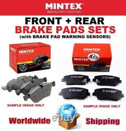 MINTEX FRONT + REAR PADS + SENSORS for MERCEDES SPRINTER 5-t Bus 516 CDI 2009-on