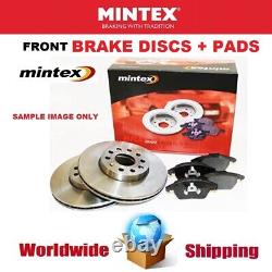 MINTEX Front BRAKE DISCS + PADS SET for MERCEDES SPRINTER Box 216 CDI 2000-2006