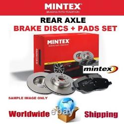MINTEX Rear BRAKE DISCS + PADS SET for MERCEDES SPRINTER Bus 408 CDI 2000-2006