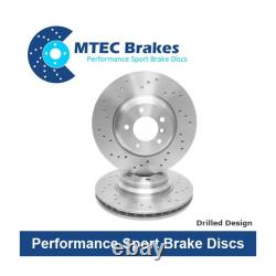 MTEC MTEC1756 FRONT Brake Disc Rotors for Mercedes E350 (C207) CGi BlueEFFICIENC