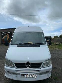 Mercedes Sprinter 17 Seat Extended Mini Bus / Coach With Boot, 2006 413 CDI