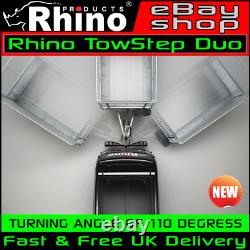 Mercedes Sprinter Towbar Van Step Rear Towing Rhino TowStep Duo BLACK 2006-2020