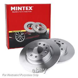 Mintex Rear Brake Discs Coated For Mercedes Sprinter 3-t 907,910 211 CDI RWD