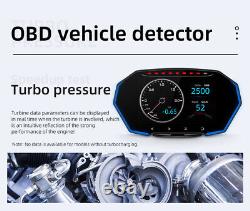 Multi-function Car HUD Head Up Display KMH&MPH GPS Speedometer Speed Tired Alarm