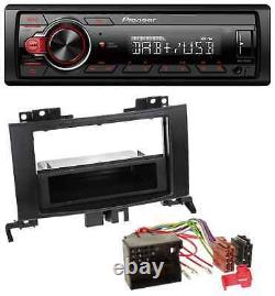 Pioneer MP3 1DIN DAB USB AUX Car Stereo for Mercedes Sprinter 06 Onwards Rubber Touch