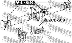 Propshaft Mounting Mount Febest Bzcb-209 V New Oe Replacement