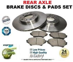 Rear Axle BRAKE DISCS + PADS SET for MERCEDES BENZ SPRINTER Box 311 CDI 2016-on