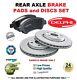 Rear Axle Brake Discs + Pads Set For Mercedes Sprinter Bus 313 Cdi 4x4 2002-2006