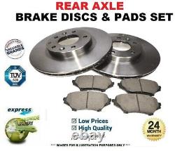 Rear Axle BRAKE DISCS and PADS SET for MERCEDES SPRINTER Box 213 CDI 2006-2009