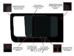 Right Side Panel Opening Dark Tint Window Glass for Mercedes Sprinter (06-18)