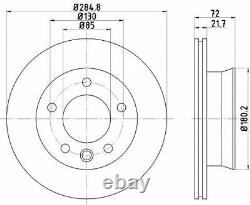 TEXTAR Front BRAKE DISCS + PADS for MERCEDES SPRINTER 3-t Bus 311 CDI 2000-2006