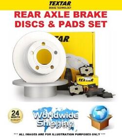 TEXTAR Rear DISCS & PADS for MERCEDES SPRINTER Chassis 316 CDI RWD 2018-on