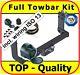 Towbar & Electric 13pin Mercedes Sprinter Cab Chassis (with Single Wheels) 96-06